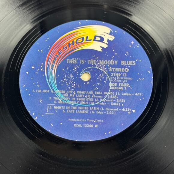 The Moody Blues – This Is The Moody Blues 2xLP Vinyl Record Threshold THS-12/13 - Picture 9 of 12